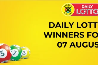 Congratulations to The Daily Lotto Winners for 07 August 2024