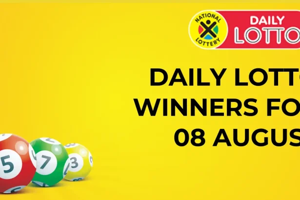 Congratulations to The Daily Lotto Winners for 08 August 2024