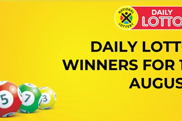Congratulations to The Daily Lotto Winners for 12 August 2024