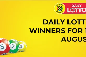 Congratulations to The Daily Lotto Winners for 13 August 2024