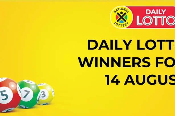 Congratulations to The Daily Lotto Winners for 14 August 2024