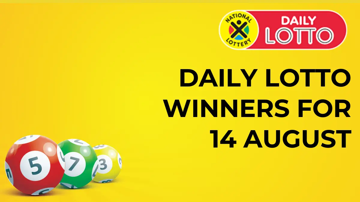 Congratulations to The Daily Lotto Winners for 14 August 2024