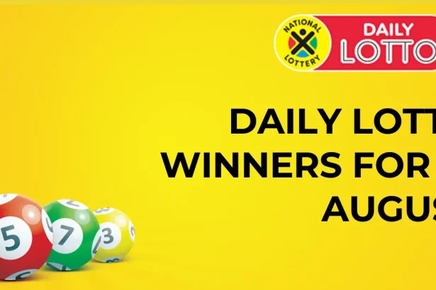Congratulations to the Daily Lotto Winners for 17 August 2024