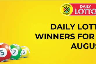 Congratulations for the Daily Lotto Winners for 18 August 2024