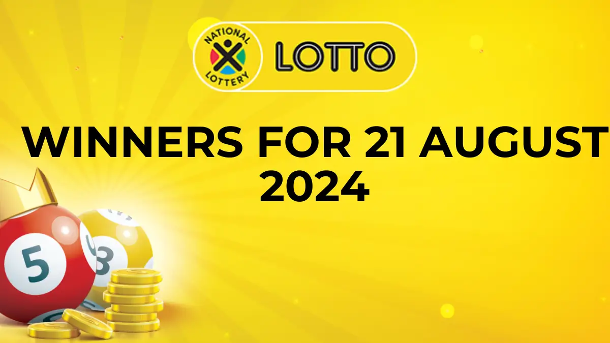 Congratulations to the Lotto Winners for 21 August 2024