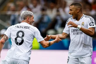 UEFA Super Cup A Befitting Debut For Mbappe as Real Madrid Clinch Cup in 2-0 Victory