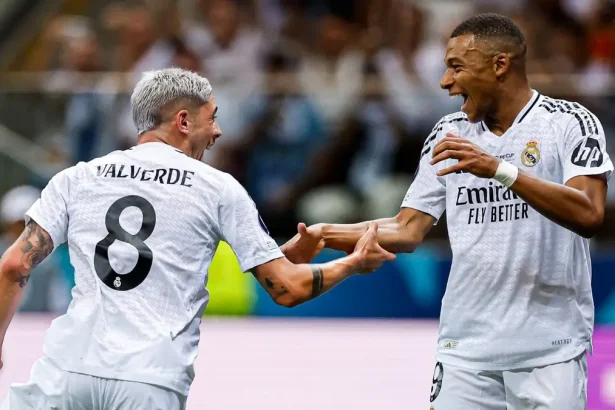UEFA Super Cup A Befitting Debut For Mbappe as Real Madrid Clinch Cup in 2-0 Victory