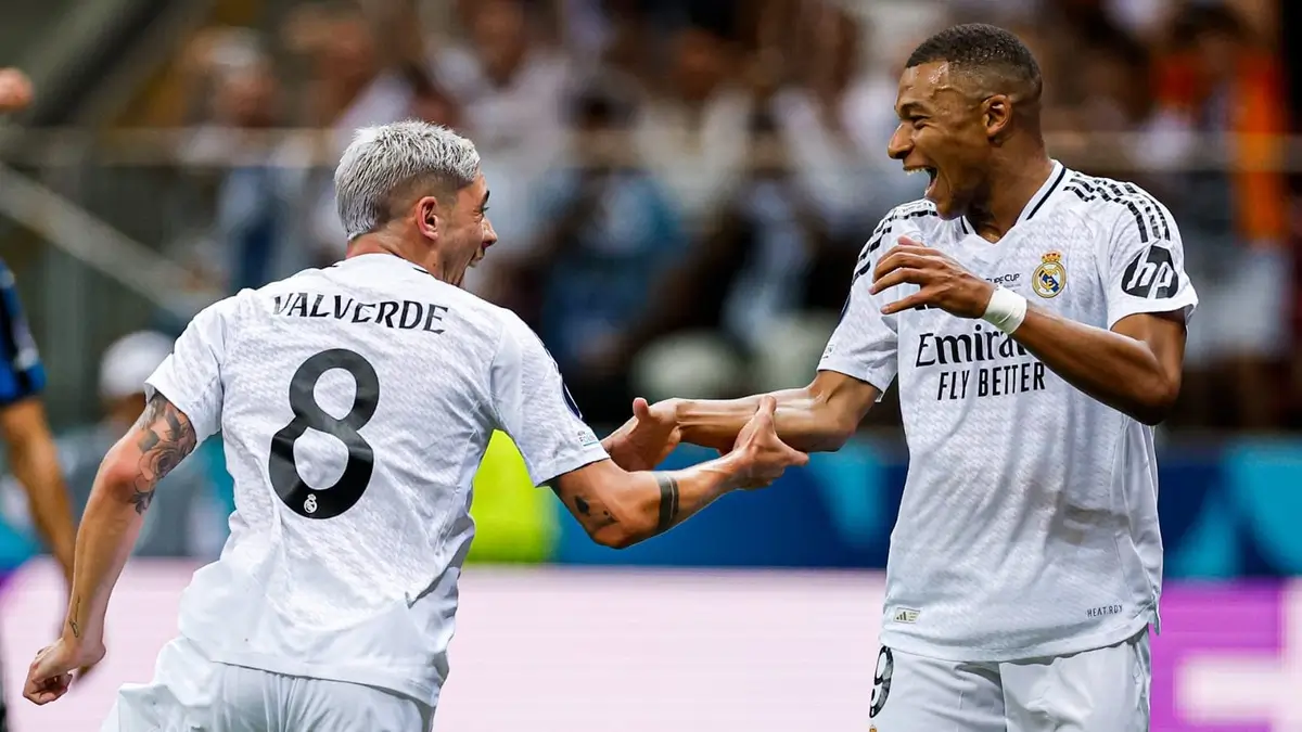 UEFA Super Cup A Befitting Debut For Mbappe as Real Madrid Clinch Cup in 2-0 Victory