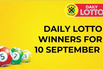 Congratulations to The Daily Lotto Winners for 10 September 2024