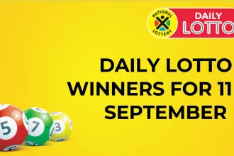 Congratulations to The Daily Lotto Winners for 11 September 2024