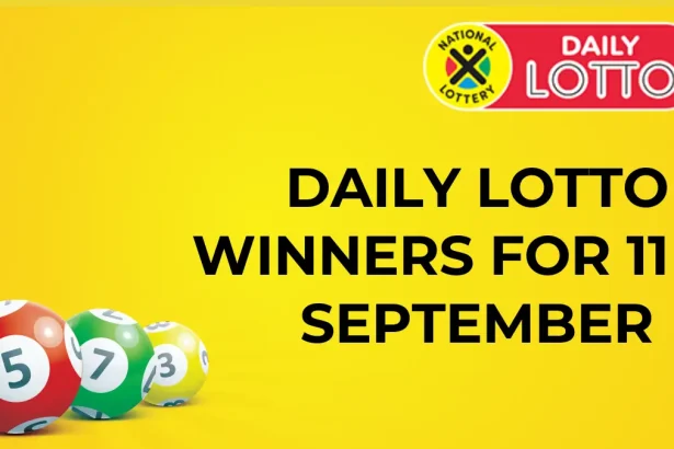Congratulations to The Daily Lotto Winners for 11 September 2024