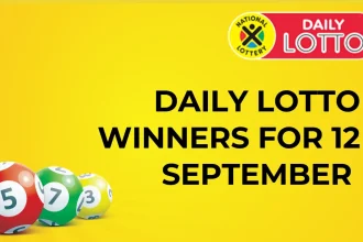 Congratulations to The Daily Lotto Winners for 12 September 2024