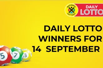 Congratulations to The Daily Lotto Winners for 14 September 2024