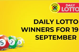 Congratulations to The Daily Lotto Winners for 19 September 2024