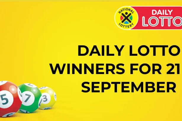 Congratulations to The Daily Lotto Winners for 21 September 2024