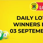 Congratulations to The Daily Lotto Winners for 03 September 2024
