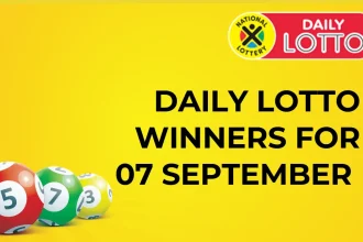 Congratulations to The Daily Lotto Winners for 07 September 2024