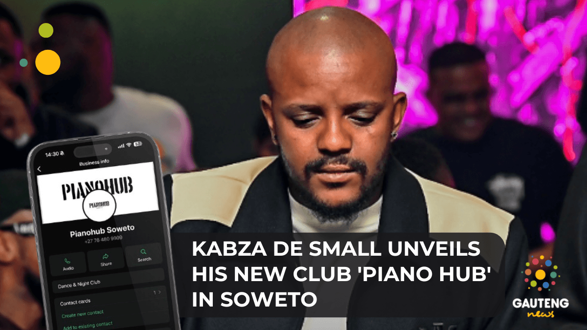 Kabza De Small Unveils His New Club 'Piano Hub' in Soweto