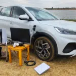 Testing the BYD Atto 3: Cooking Breakfast, Brewing Coffee, and Powering a PlayStation with an Electric Car