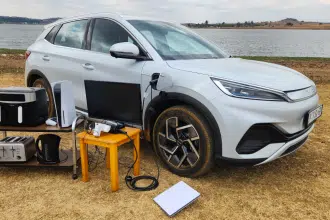 Testing the BYD Atto 3: Cooking Breakfast, Brewing Coffee, and Powering a PlayStation with an Electric Car