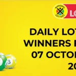 Congratulations to The Daily Lotto Winners for 07 October 2024