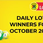 Congratulations to The Daily Lotto Winners for 01 October 2024