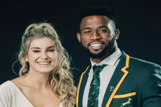 Siya Kolisi and Rachel Kolisi