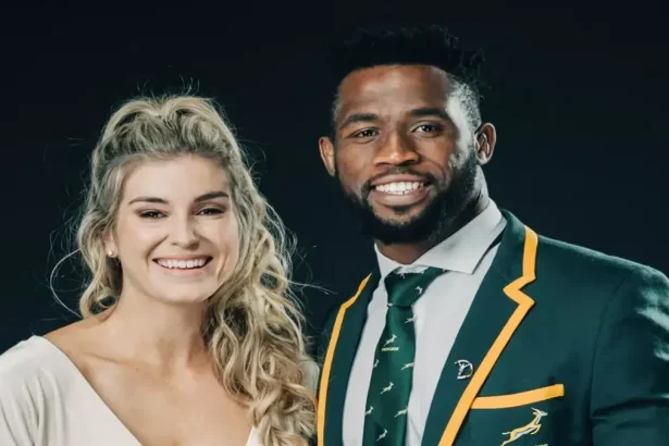 Siya Kolisi and Rachel Kolisi