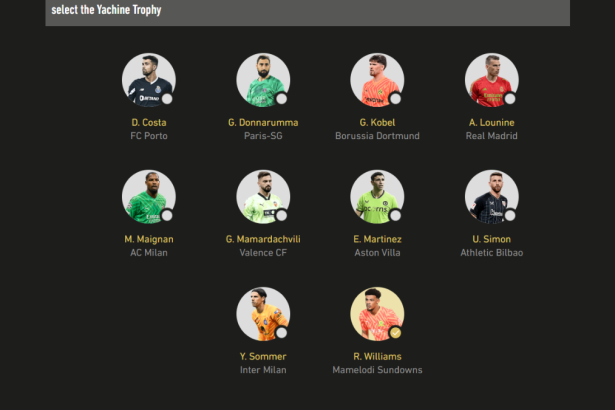 Ronwen Williams Ballon dor