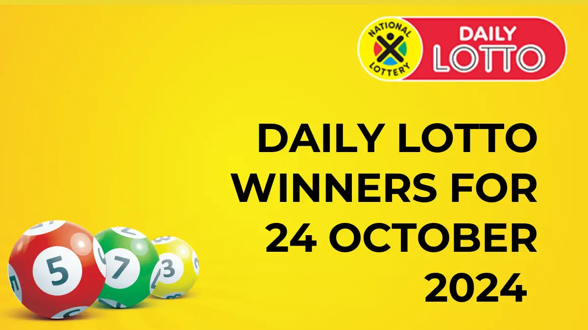 Congratulations to The Daily Lotto Winners for 24 October 2024
