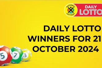 Congratulations to The Daily Lotto Winners for 21 October 2024