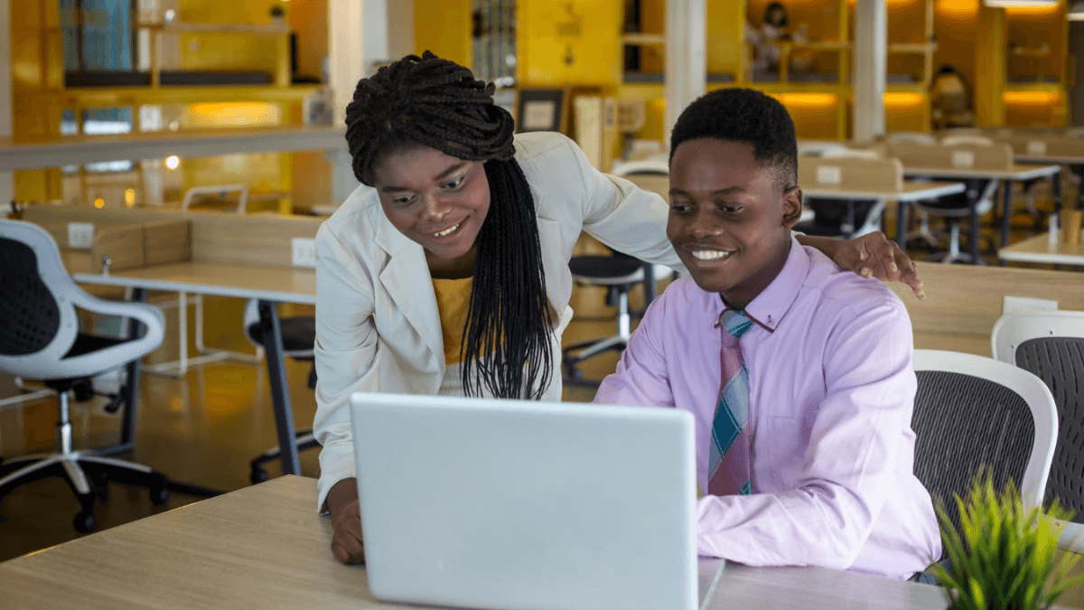 Young professional at Standard Bank's marketing internship