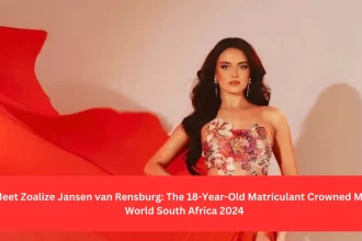 Meet Zoalize Jansen van Rensburg: The 18-Year-Old Matriculant Crowned Miss World South Africa 2024