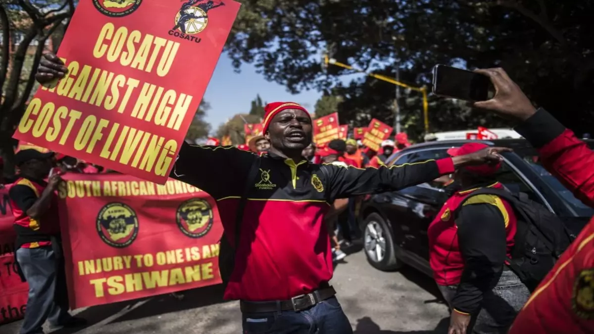 Cosatu Launches Nationwide Strike to Protest Unemployment and Economic Crisis