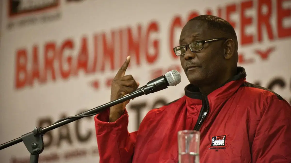 Zama Zamas Trapped Under Stilfontein Mine Shaft: Vavi Warns The Might Die A Slow Death