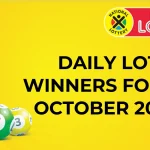 Congratulations to The Daily Lotto Winners for 31 October 2024