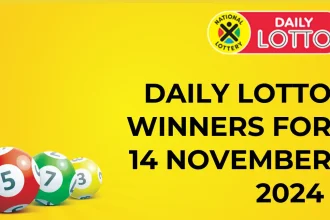 Congratulations to The Daily Lotto Winners for 14 November 2024