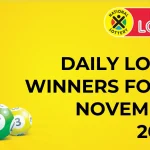 Congratulations to The Daily Lotto Winners for 16 November 2024