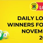 Congratulations to The Daily Lotto Winners for 17 November 2024