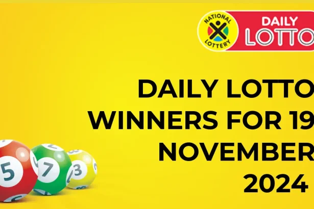 Congratulations to The Daily Lotto Winners for 19 November 2024
