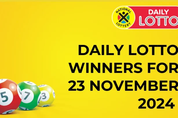 Congratulations to The Daily Lotto Winners for 23 November 2024