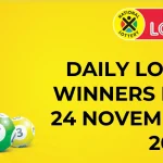 Congratulations to The Daily Lotto Winners for 24 November 2024