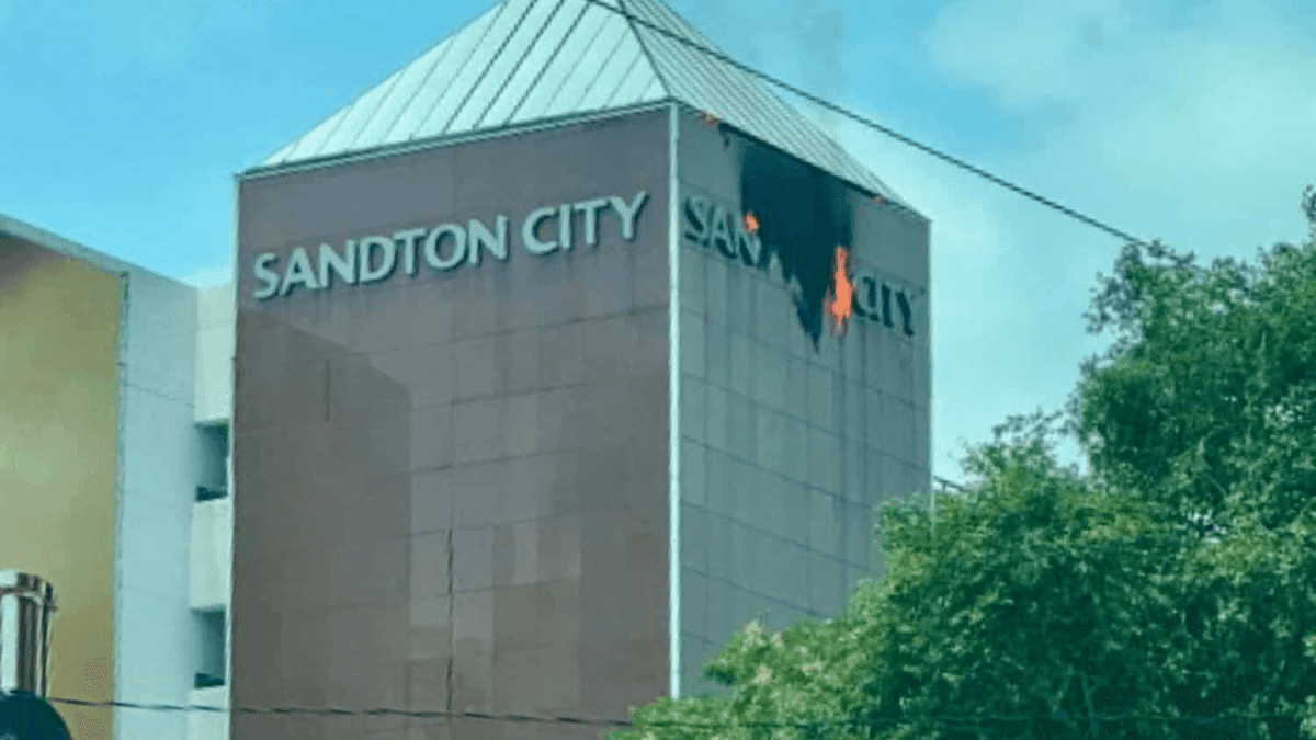 Sandton City Fire Contained with No Injuries Reported, Cause Still Unknown