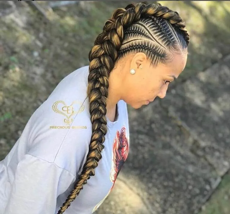 fully braided mohawk hairstyles