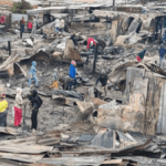 28 Shacks Destroyed in Fire Caused by Residents Who Fell Asleep While Cooking