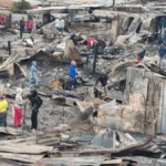 28 Shacks Destroyed in Fire Caused by Residents Who Fell Asleep While Cooking