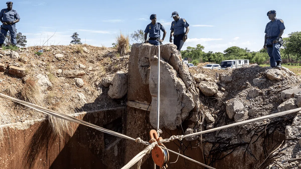 Stilfontein Illegal Miners Resurface: Police Say They Are Evading Arrest, Not Trapped Underground