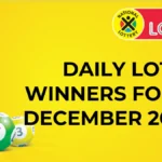 Congratulations to The Daily Lotto Winners for 15 December 2024