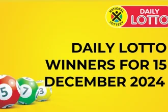 Congratulations to The Daily Lotto Winners for 15 December 2024