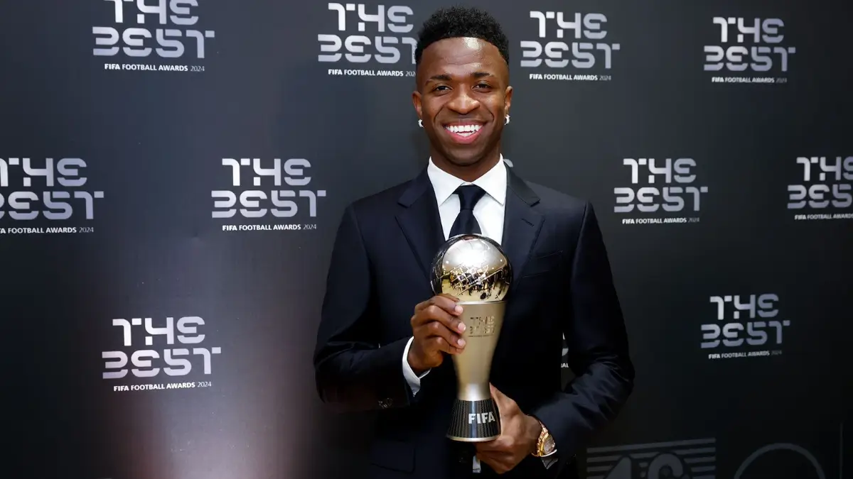 Vinicius Jr Crowned FIFA Best Men's Player of the Year - A List of Recent Winners